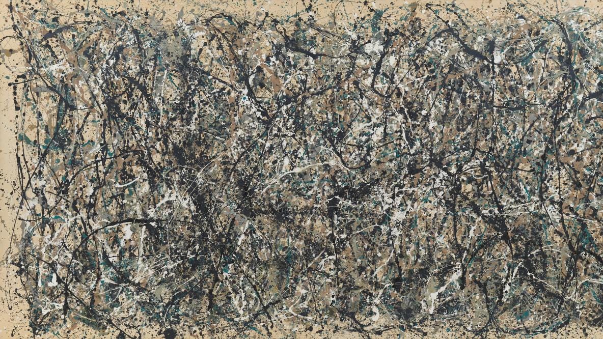 Jackson Pollock painting